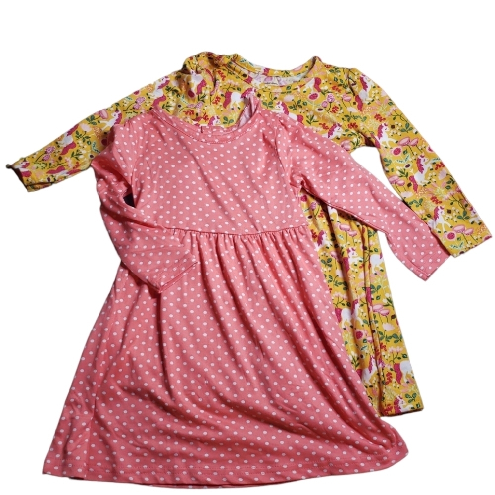 Girl's 2-pack knit dress set - 2T